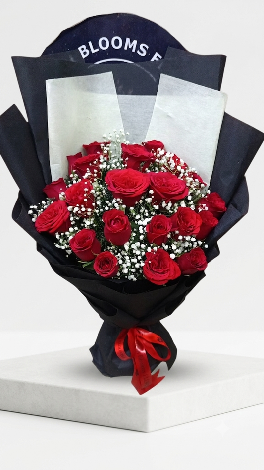 Red Roses Bunch