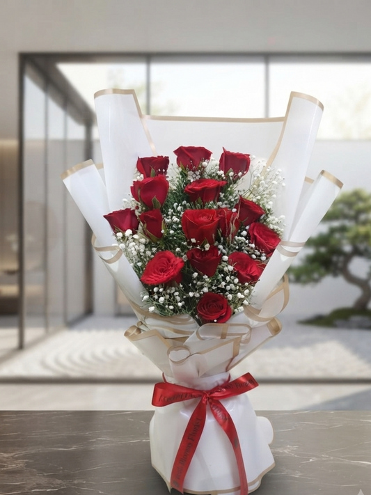 Red Roses Bunch