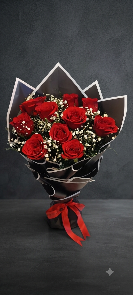 Red Roses Bunch