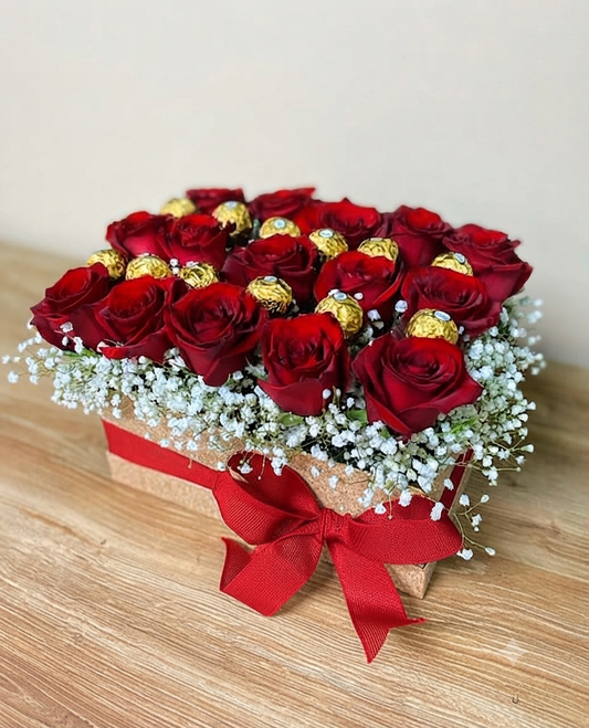 Lovely Roses and Chocolate Arrangements