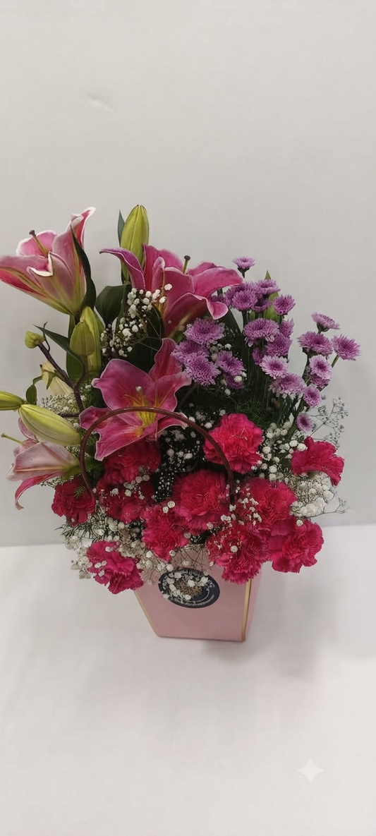 Pink Exotic Flowers Bouquet