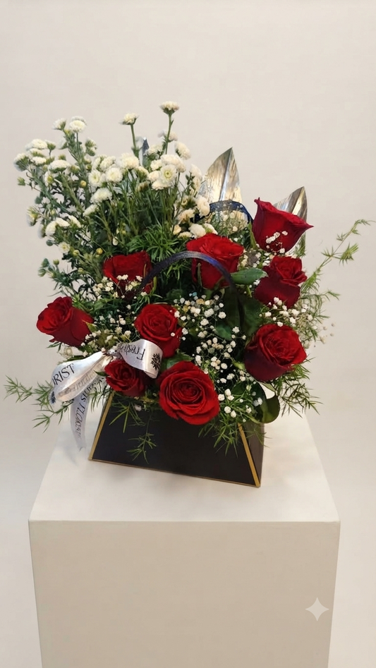 Exotic flowers bag