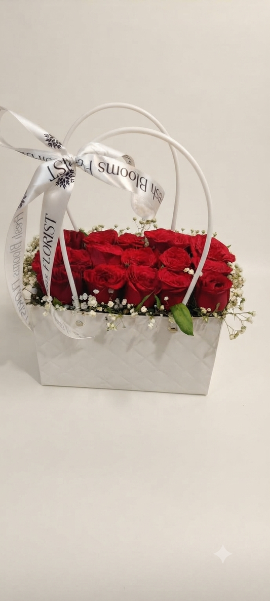 Romantic Red Roses Bouquet