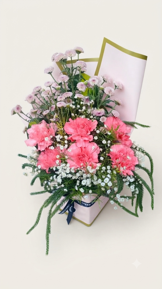 Mini Pink Flowers Bouquet
