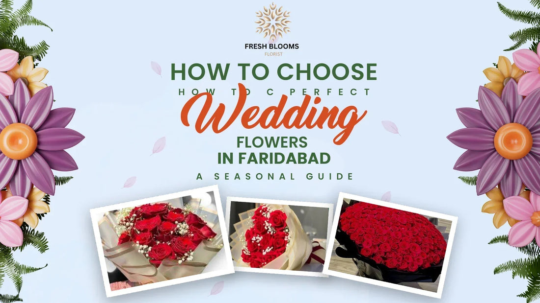 How to Choose the Perfect Wedding Flowers in Faridabad: A Seasonal Guide