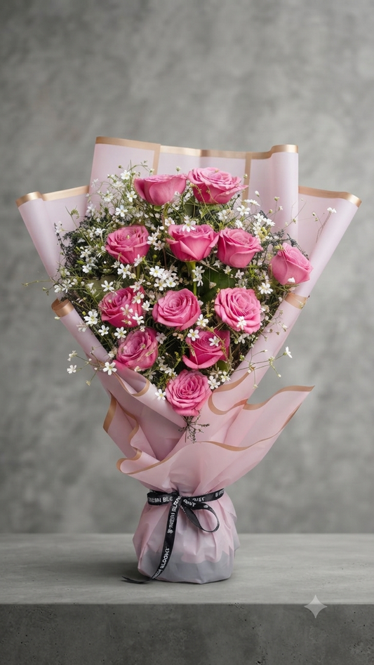 Purple Rose Bunch