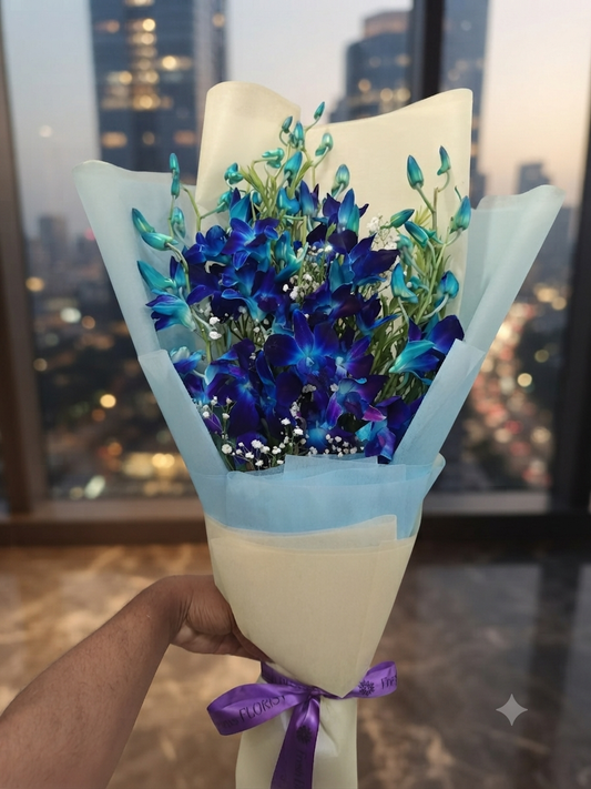 Blue Orchid Bouquet