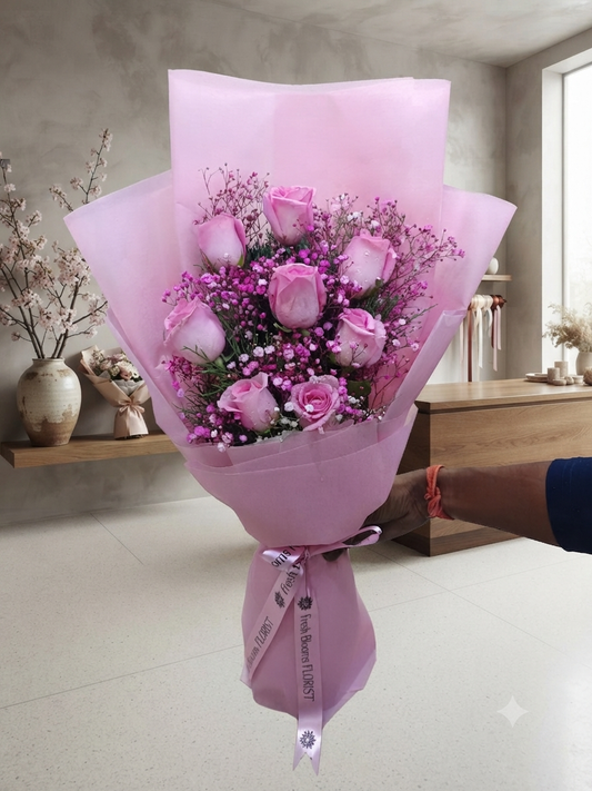 Pink Blossom Romance Bouquet