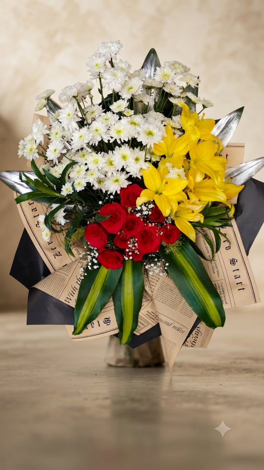 Premium Mix Flowers Bouquet
