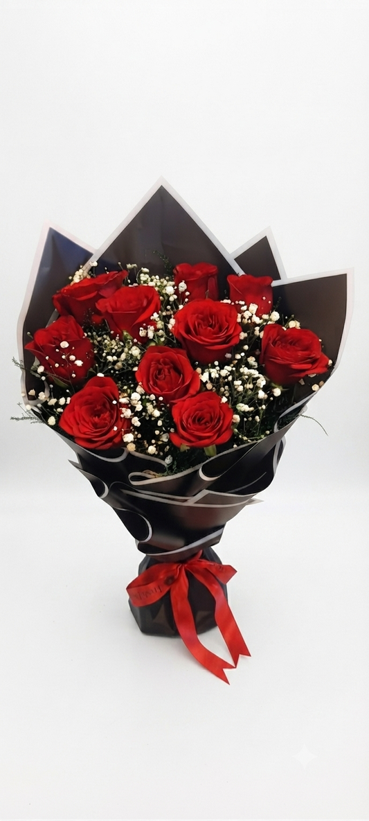 Red Roses Bunch