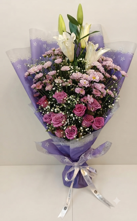 Purple Rose Bunch