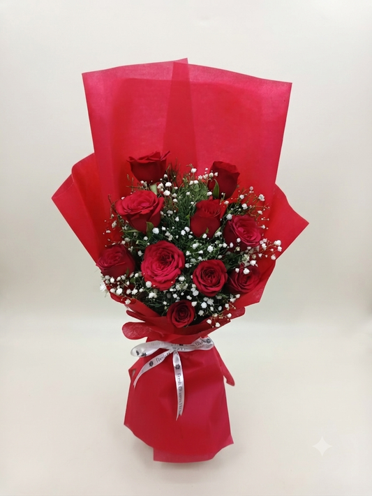 Red Roses Bunch
