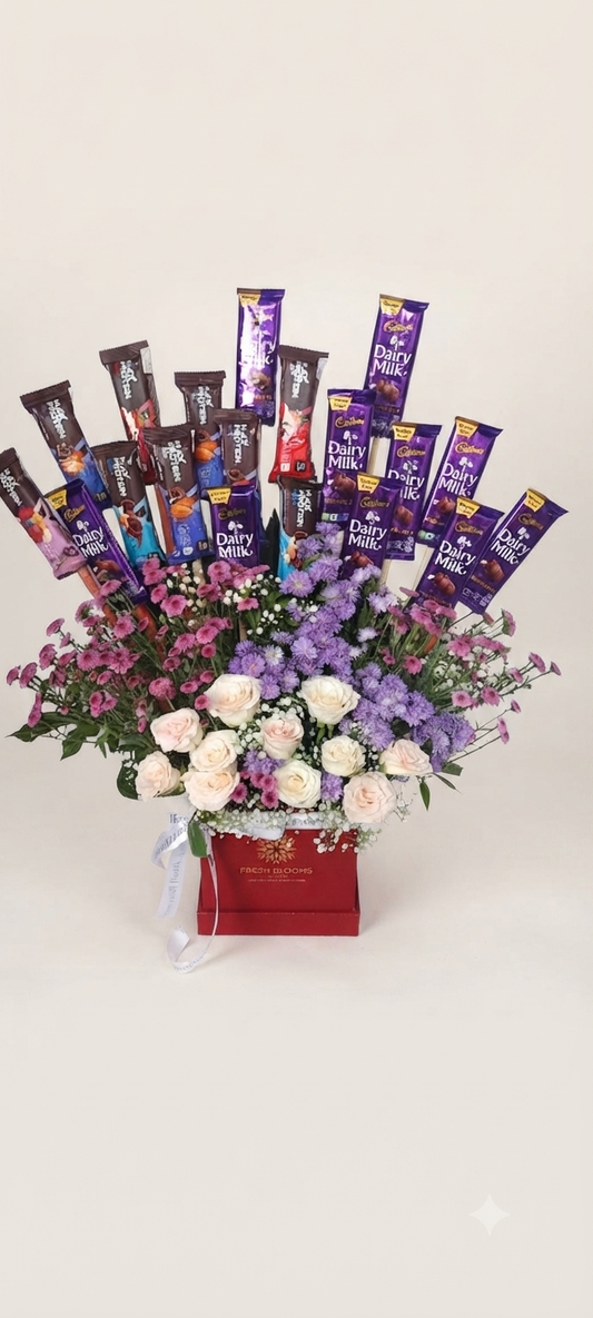 Chocolate & flowers Bouquet