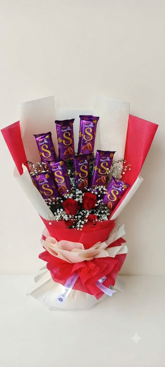 Blushing Chocolate Bouquet