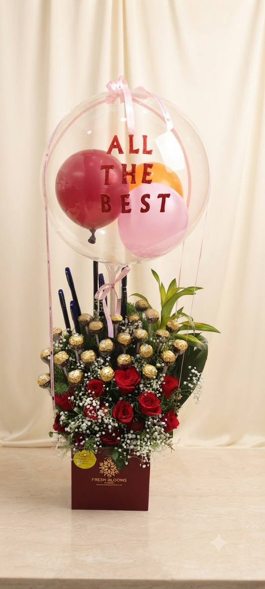 Balloons Chocolate Bouquet