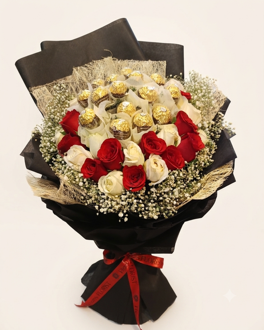 Flowers & Chocolate Flowers Bouquet