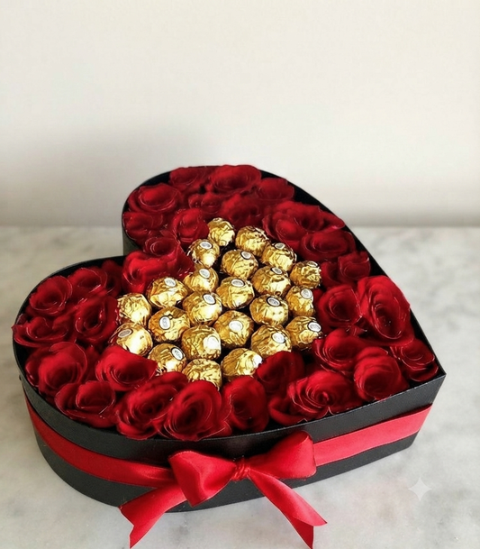 Chocolaty Heart Of Bouquet