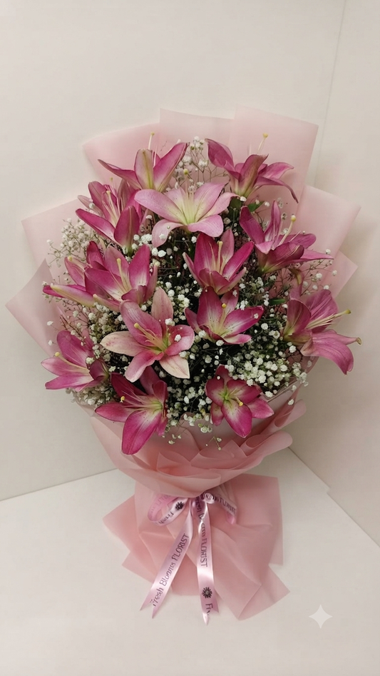 Premium Lilies Bouquet