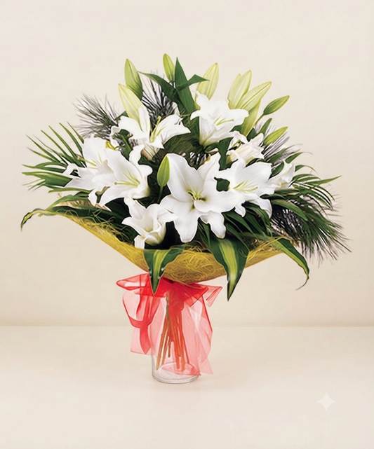 White Oriental Bouquet
