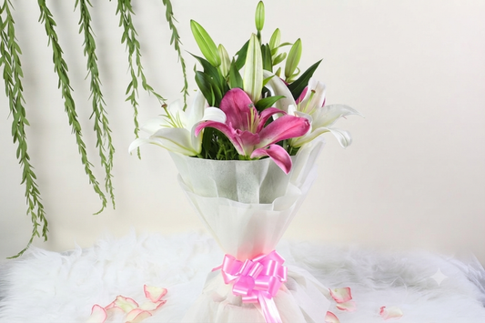 Orintal Lilies Bunch