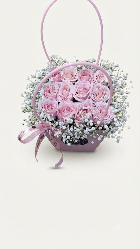 Sweet Pink Roses Bouquet