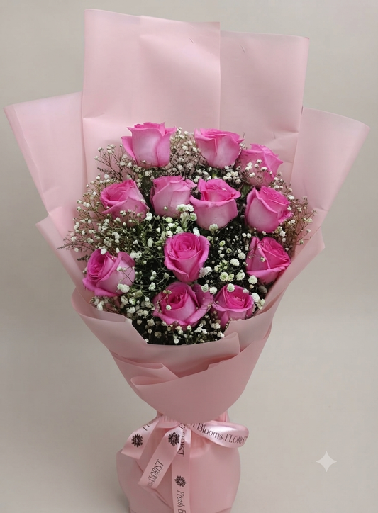 Pink Rose Bunch
