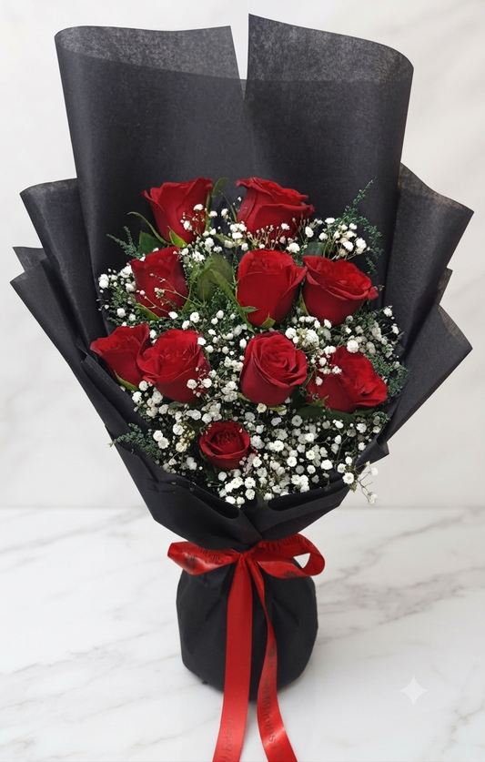 Red Roses Bunch