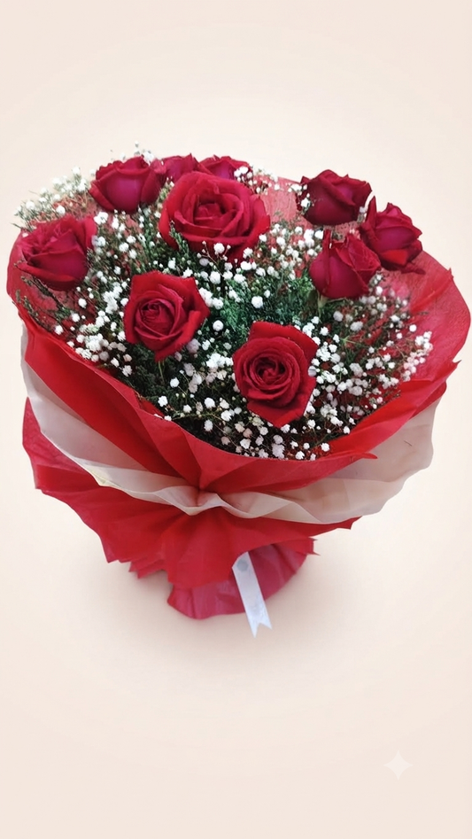 Red Roses Bunch