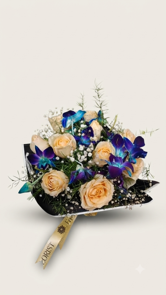 Peach Rose mini Bouquet