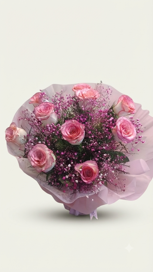 Pink Rose Bunch