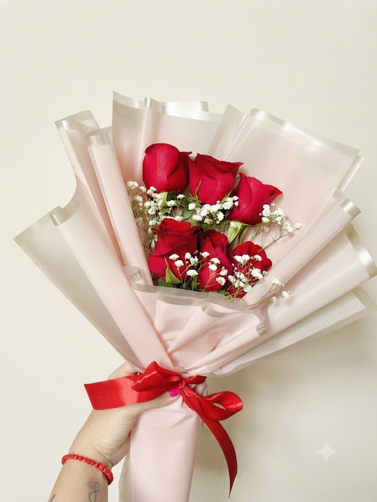 Mini Red Roses Bunch