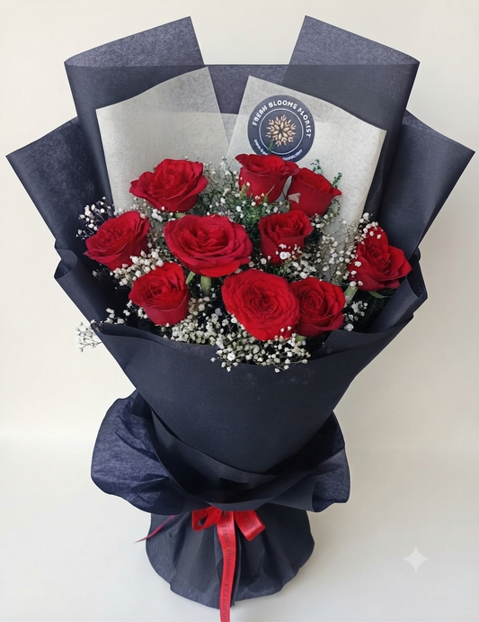 Red Roses Bunch