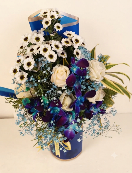 Blue white Bouquet