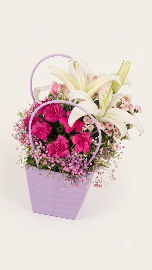 Carnation Lily Bouquet