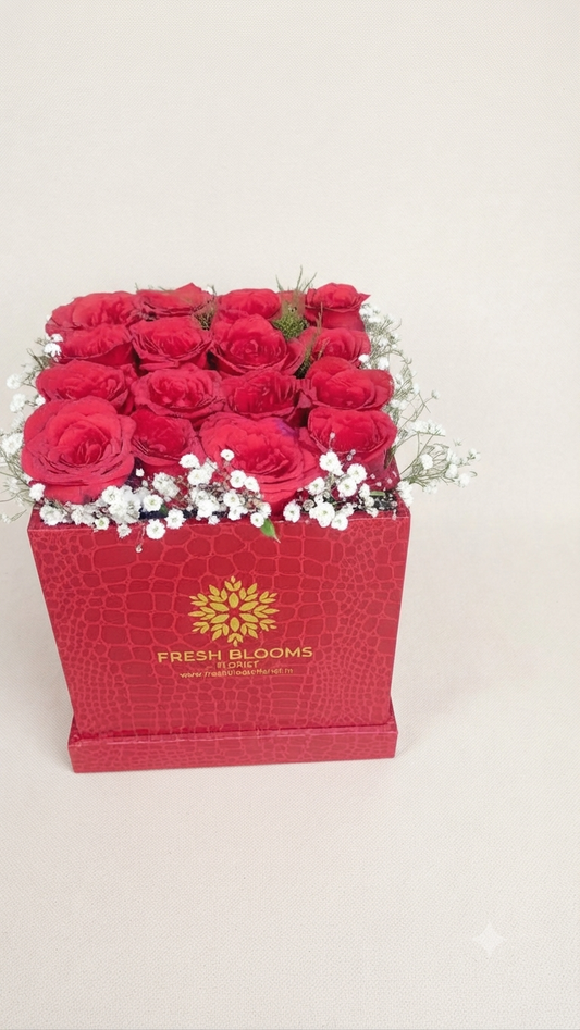 Red Roses Box Flowers