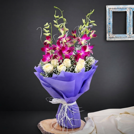 Perpel Orchid Bouquet