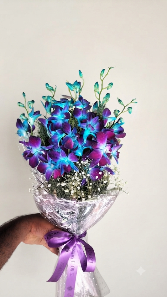 Blue Orchid Bouquet