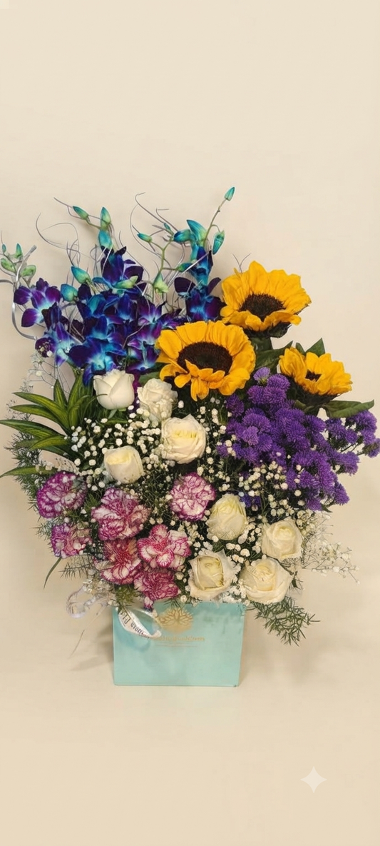Premium Mix Flowers Box