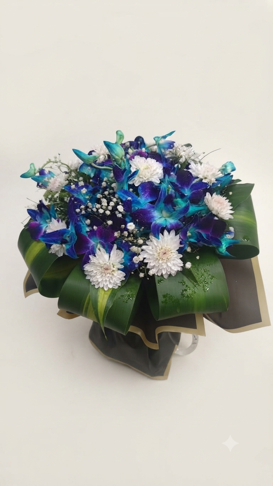Blue Orchid Bouquet