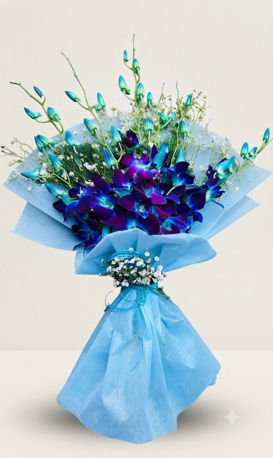 Blue Orchid Bunch