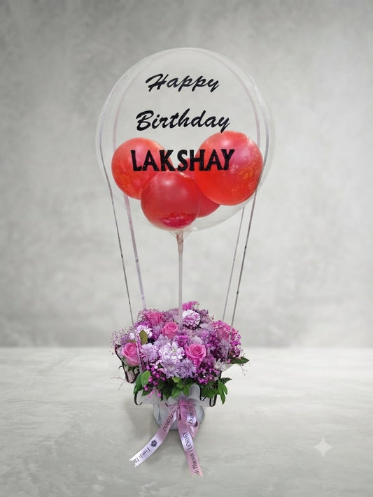 Balloons With Flowers